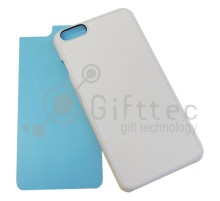 IPhone 6/6S PLUS- Белый чехол пластиковый (вставка под сублимацию)