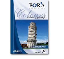 Фотобумага FORA двухсторонняя матовая 200 гр А4 50 листов