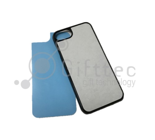 IPhone 7/8 - Черный чехол пластиковый (вставка под сублимацию) IPhone 7/8 - Черный чехол пластиковый (вставка под сублимацию)