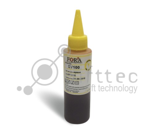 Водные чернила Fora Premium Yellow T50/T59/TX700W/TX800FW/R270/R290/R390/RX590/1410, УФ-защита Водные чернила Fora Premium Yellow T50/T59/TX700W/TX800FW/R270/R290/R390/RX590/1410, УФ-защита