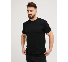 Футболка черная (AbraTex) хлопок р.42 (2XS)