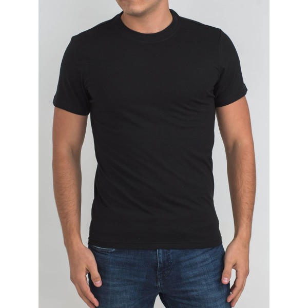 Футболка черная (Futbitex), хлопок р.44 (XS) | Артикул: 11675