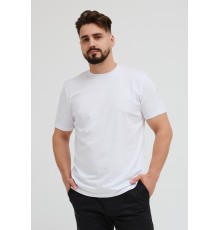 Футболка белая (AbraTex) хлопок р.46 (S)