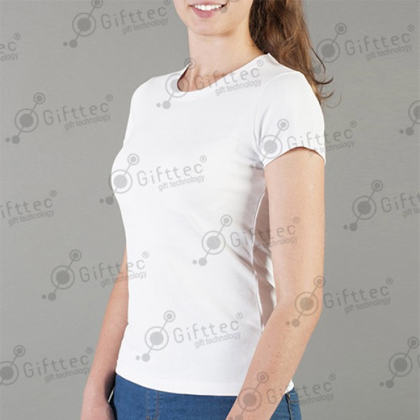 Футболка женская Evolution (FutbiTex), синтетика/хлопок (имитация хлопка) р.52 (XL) для сублимации | Артикул: 30037