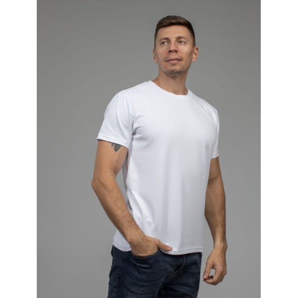 Футболка мужская Evolution (FutbiTex), синтетика/хлопок (имитация хлопка) р.48 (M) для сублимации | Артикул: 30014