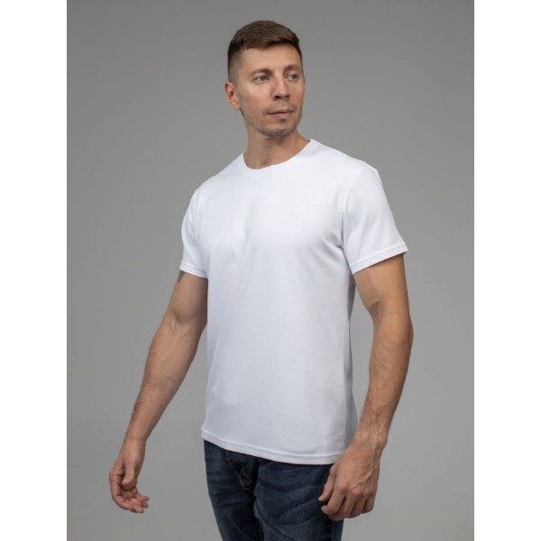 Футболка мужская Evolution (FutbiTex), синтетика/хлопок (имитация хлопка) р.48 (M) для сублимации | Артикул: 30014