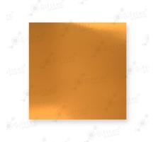 Пластина 10х15см металлическая (алюминий) 0,50мм ЗОЛОТО ГЛЯНЦЕВОЕ для сублимации