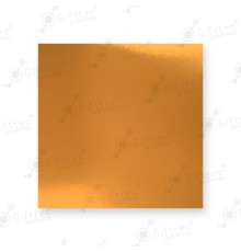 Пластина 10х15см металлическая (алюминий) 0,50мм ЗОЛОТО ГЛЯНЦЕВОЕ для сублимации