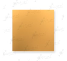 Пластина 15х20см металлическая (алюминий) 0,50мм ЗОЛОТО ГЛЯНЦЕВОЕ для сублимации