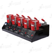 Термопресс Gifttec MASTER на 5 кружек, вертикальный, механическое управление JSS20/XMTG3000