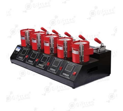 Термопресс Gifttec MASTER на 5 кружек, вертикальный, механическое управление JSS20/XMTG3000 Термопресс Gifttec MASTER на 5 кружек, вертикальный, механическое управление JSS20/XMTG3000