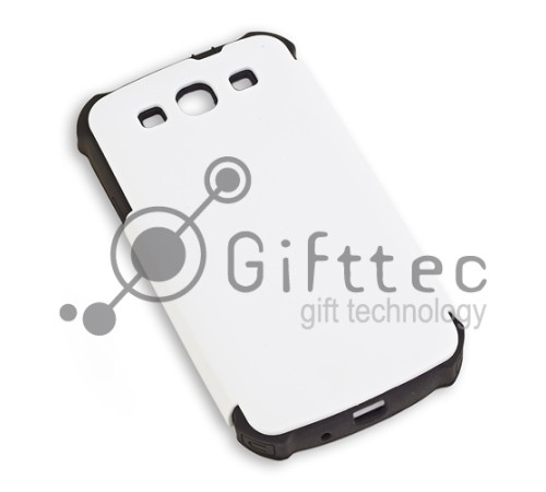 Samsung Galaxy S3 i9300 - Белый пр/ударный чехол матовый пластик с ЧЕРНЫМ силикон.бампером (для 3D - сублимации) Samsung Galaxy S3 i9300 - Белый пр/ударный чехол матовый пластик с ЧЕРНЫМ силикон.бампером (для 3D - сублимации)