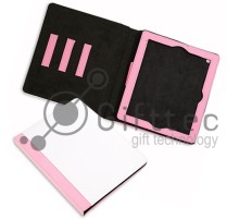 IPad 2/3/4  - Розовый чехол из искусственной кожи (зона под нанесение)