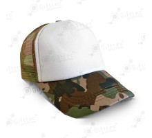 Бейсболка trucker МИЛИТАРИ, зона под нанесение 180x80мм для сублимации