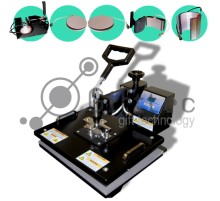 Термопресс Gifttec MASTER комбо 6 в 1, 30х38см, электронное управление 4 кнопки