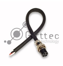 Коннектор XLR-4 "мама" (с кабелем)