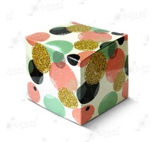 Коробка подарочная для кружки без окна "Розовые шары"