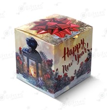 Коробка подарочная для кружки без окна "Happy New Year"