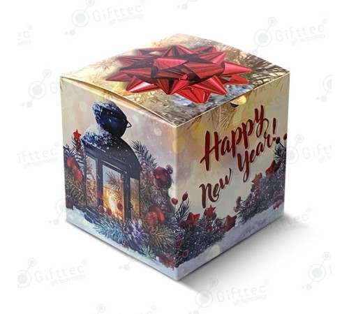 Коробка подарочная для кружки без окна "Happy New Year" Коробка подарочная для кружки без окна "Happy New Year"