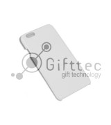 IPhone 6/6S - Белый чехол глянцевый пластик (для 3D - сублимации)