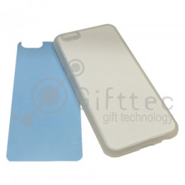 IPhone 6/6S - Прозрачный силиконовый чехол (вставка под сублимацию)