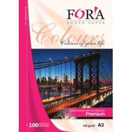 Фотобумага сублимационная FORA Premium 125гр А3 100 листов