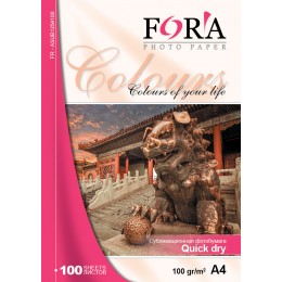 Фотобумага сублимационная FORA Quick dry 100гр A4 100 листов