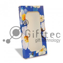Коробка подарочная для чехлов и пазлов "Цветы", 143х75х15мм