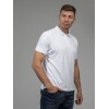 Рубашка-поло белая Comfort (FutbiTex), синтетика/хлопок (имитация хлопка) р.54 (2XL) для сублимации