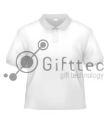 Рубашка-поло белая Comfort (FutbiTex), синтетика/хлопок (имитация хлопка) р.48 (M) для сублимации