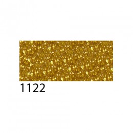 Термоплёнка Chemica bling-bling star для изделий из хлопка, п/э, акрила, с эффектом фактурных зеркальных блёсток, жёлто-золотая, 50х100см